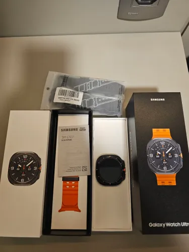 Galaxy Watch Ultra 47mm LTE Titânio + 4 Pulseiras + Caixa + NF