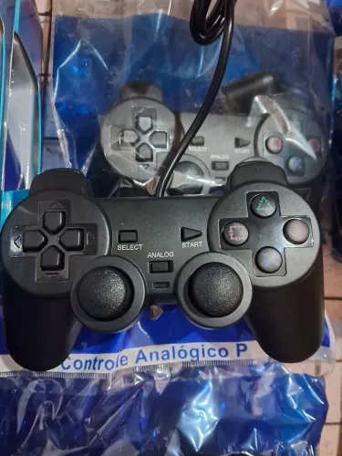 CONTROLE PLAYSTATION 2 COM FIO 1.5 METROS DE CABO
