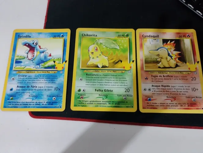 Cartas jumbo pokémon tcg 25 anos