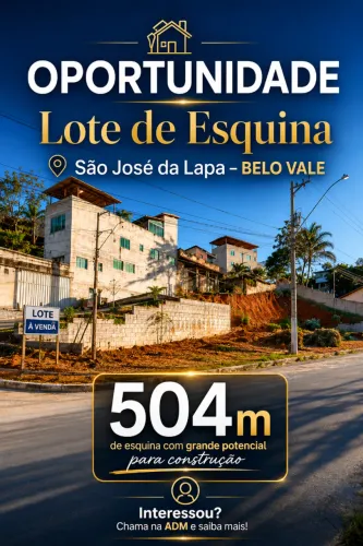 Lote à Venda em São José da Lapa - Localização Privilegiada, Oportunidade Única