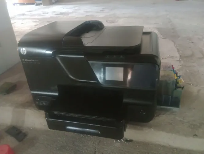 Impressora Multifuncional Wi Fi Ecotank Colorida Hp Officejet Pró 8600