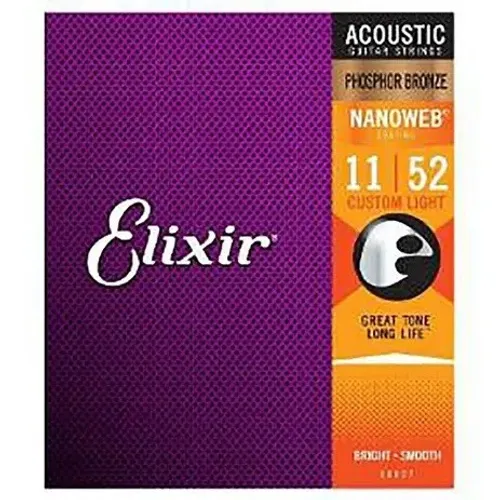 Cordas para violão Elixir 011