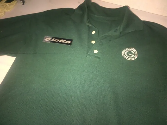camisa gola polo lotto verde m