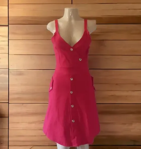 NOVO: Vestido em bengaline M