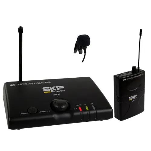 Microfone Sem Fio UHF De Lapela Mini-III,