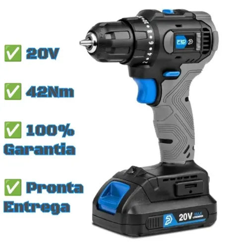 PARAFUSADEIRA / FURADEIRA - MOTOR BRUSHLESS / PRONTA ENTREGA