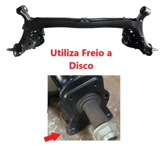 Eixo Traseiro Honda Fit City 1.4 1.5 2009 2010 a 2014