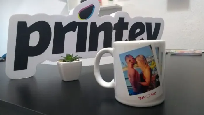 Caneca personalizada com fotos e frase
