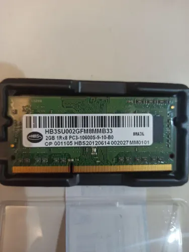 Memória RAM 2GB DDR3 1Rx8 PC3-10600S-9-10-B0