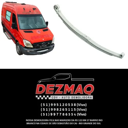 Feixe de Molas Traseiro Mercedes Sprinter 415 2012/2019