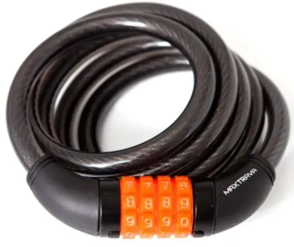Cadeado Bicicleta Segredo Maxtrava Espiral 1000X12Mm
