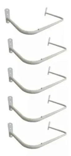 Vende-se Arara De Parede Para Roupa Reta 1 Metro Kit C/3
