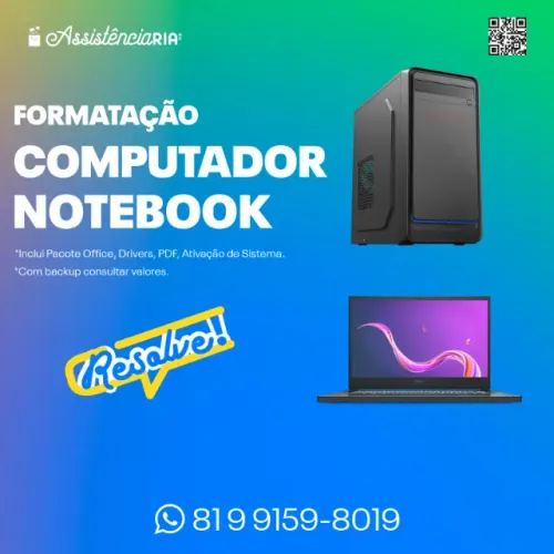 Formatação de Computador ou Notebook