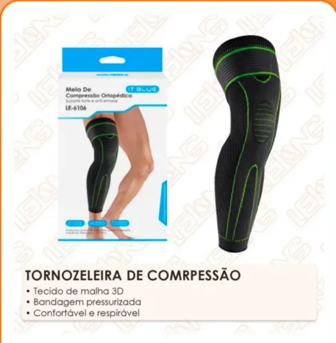 Tornozeleira de compressão para academia
