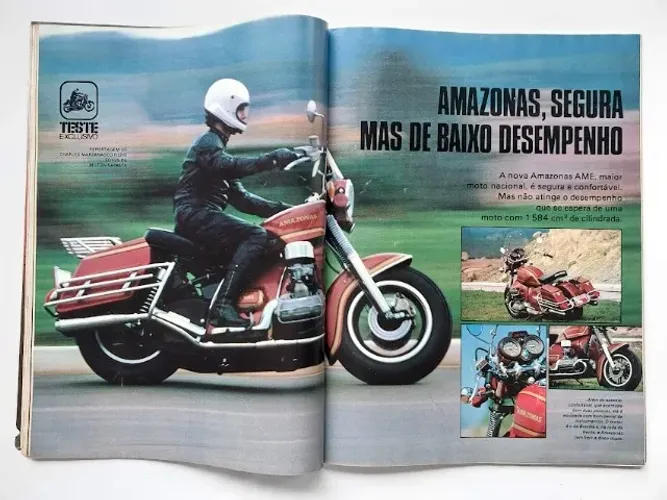 Revista Quatro Rodas - Moto Amazonas 1600, Envemo Super 90