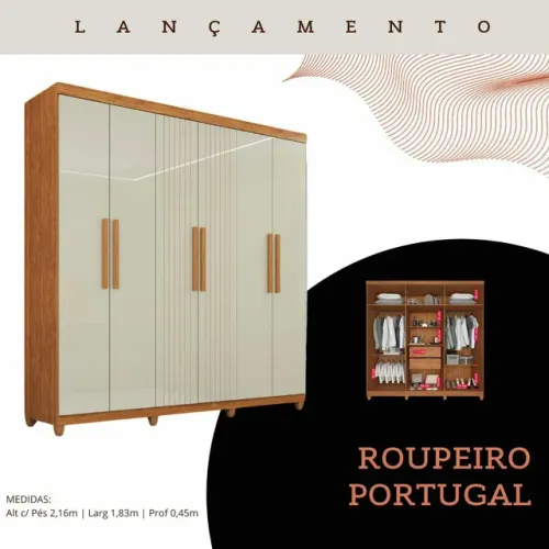 Roupeiro Portugal frizon lançamento levo hoje sr