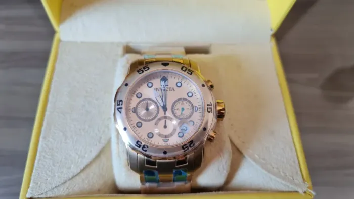 Relógio Invicta Pro Diver 0074 Banhado a ouro 18k dos Estados Unidos Original