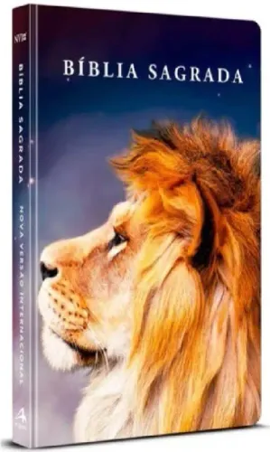 Bíblia Sagrada Capa Dura Leão Estrelas Nova Versão Internacional (NVI)-Aproveite Promoção