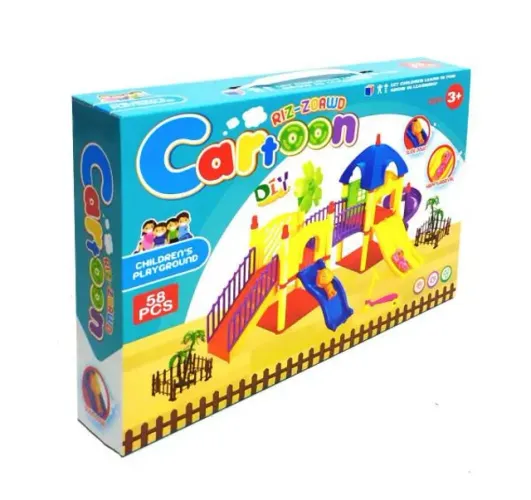 Kit Casinha Playground C/59pçs 48x24 Fu19123