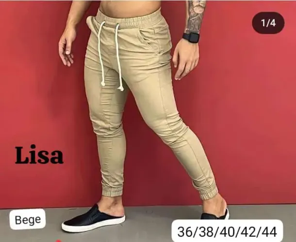 VENHA GARANTIR LOGO A SUA LINDA CALÇA JOGGER MATERIAL SARJA  