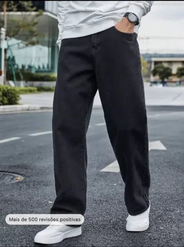 Calça jeans larga