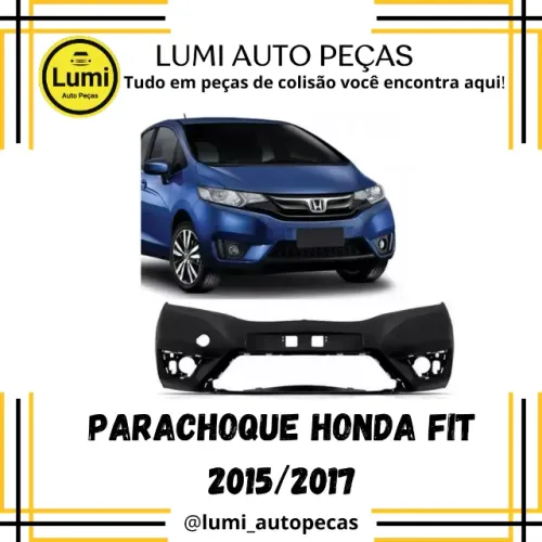Parachoque Honda Fit 2015/2018 - NOVO