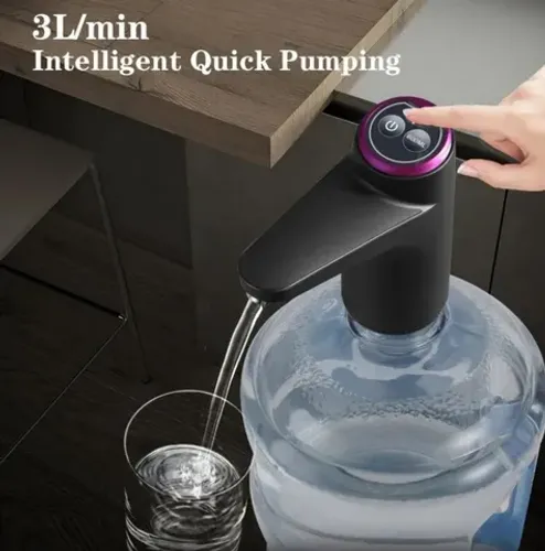 Bomba Elétrica de Água Luxo Universal serve para todos os tamanhos de Galão de Água 