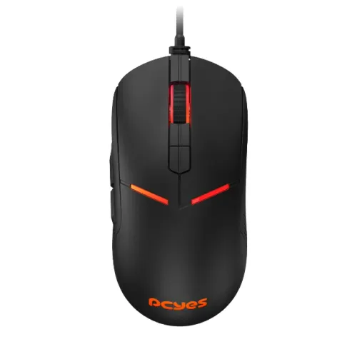 Mouse Gamer Pcyes Argus - 12400 Dpi - Rgb - 8 Botões