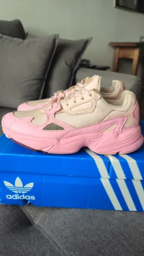 Tênis Adidas Falcon Feminino Rosa Tam. 36