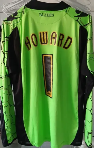 CAMISA GOLEIRO SHEFFIELD UNITED INGLATERRA MACRON #1 HOWARD FRETE GRATIS