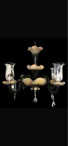 LUSTRE ANTIGO EM FAIANÇA