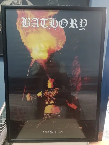 Quadro de vidro  Bathory Quorthon