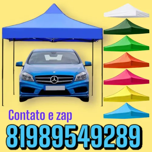 Tenda Galvanizada 3x3m e 2x2m 