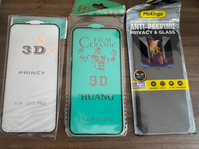 Kit 3 películas iPhone 13 Pro