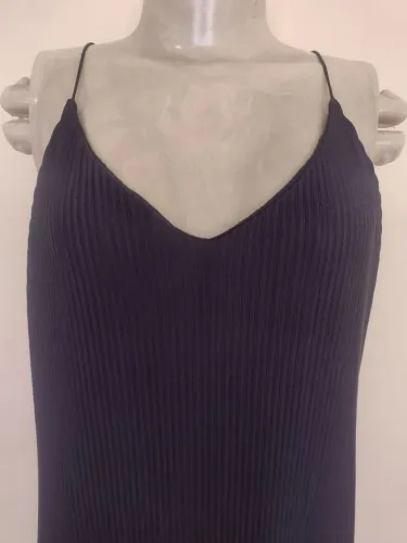 Vestido preto de alça Midi PP