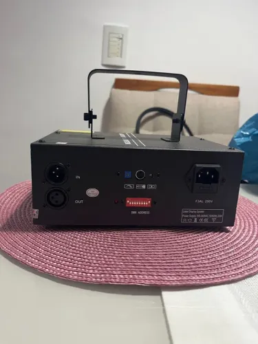 Laser Azul B500 500mw Raios Dmx Ritmico Bivolt Automatico