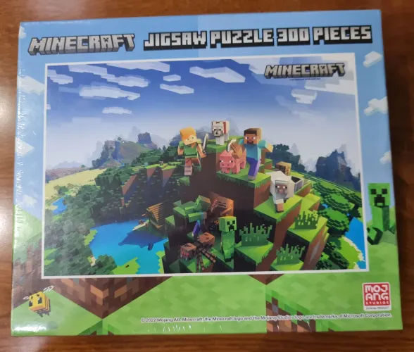 Quebra-cabeça Importado Minecraft 300 Peças