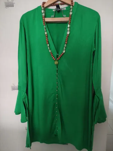 DONNA PINK CHEMISE ( VESTIDO) TAM P ( 44) 65,00<br>ALTURA 61CM<br>LARGURA BUSTO 54Cm
