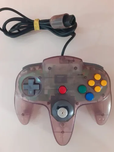Controle Nintendo 64 Transparente Original