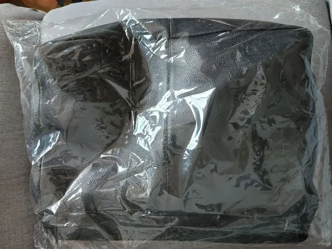 Bolsa de Ombro Preta , Masculina tipo Carteiro 