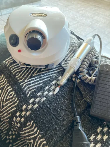 Motor porquinho para alongamentos, vai com apoio de pé caneta + brocas e 1 de cerâmica