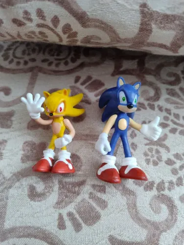 Sonic e Super Sonic - Brinquedos de Ação