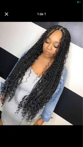 Box Braids com Cachos - Cabelo de Diva!