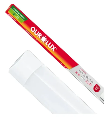 Luminária Superled Slim Ourlux 100cm- 1M (Honestidade e Qualidade é na distribuidora JK )