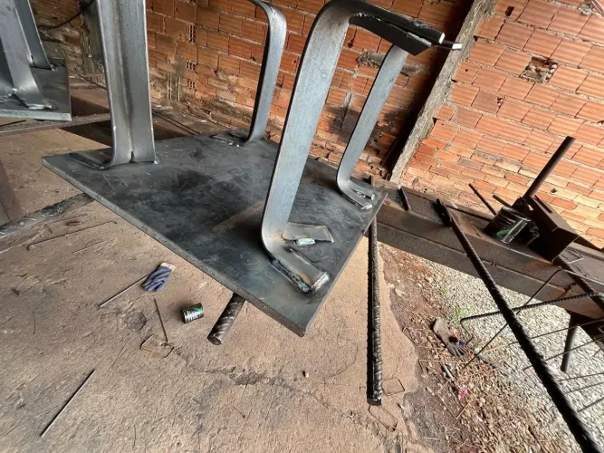 Chapa base para estrutura metálica