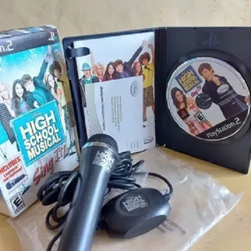 High School Musical Sing It! Ps2 Kit Completo Original