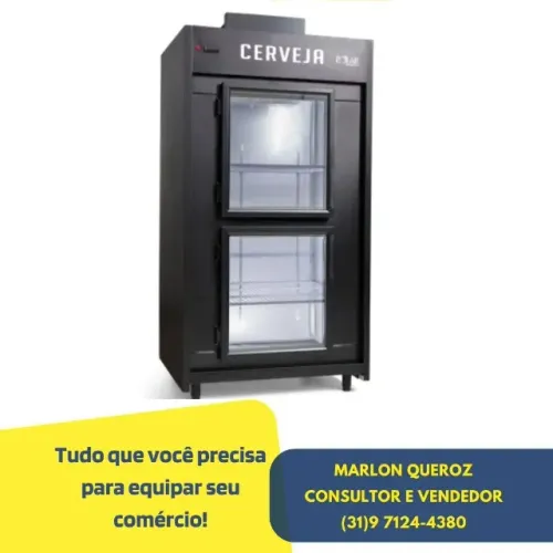 Cervejeira Polar 2 Portas vidro Mini Câmara 220v