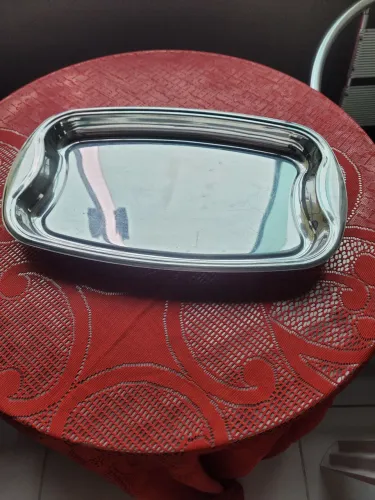 BANDEJA DE INOX BACKER, SEMI-NOVO, super conservado,?