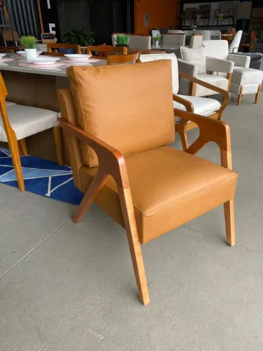 Poltrona de couro