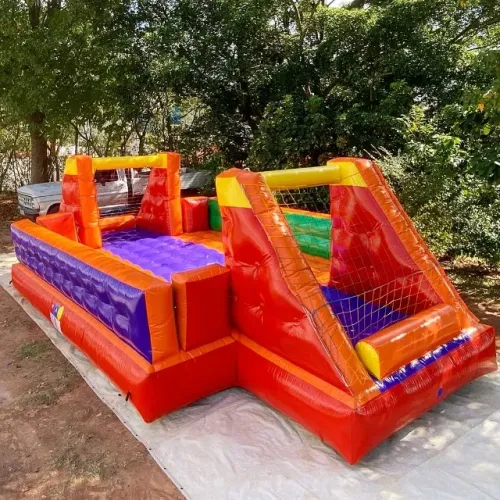 Futebol De Sabão 8x4m Brinquedo Inflável - Kp1000 Com Motor
